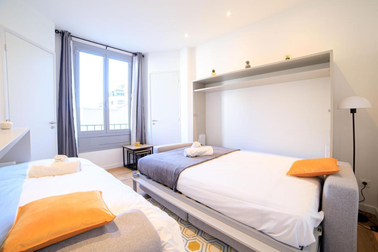 L'Elegance Hoche - Congres Palais - Plage Croisette - Cannes Centre - Clim Luaran gambar